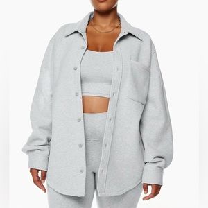 TNA Cozy Fleece Boyfriend Shirt